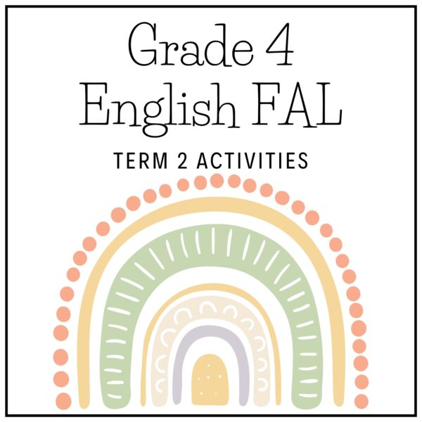 Grade 4 English FAL Term 2 2026 Planning & Activities