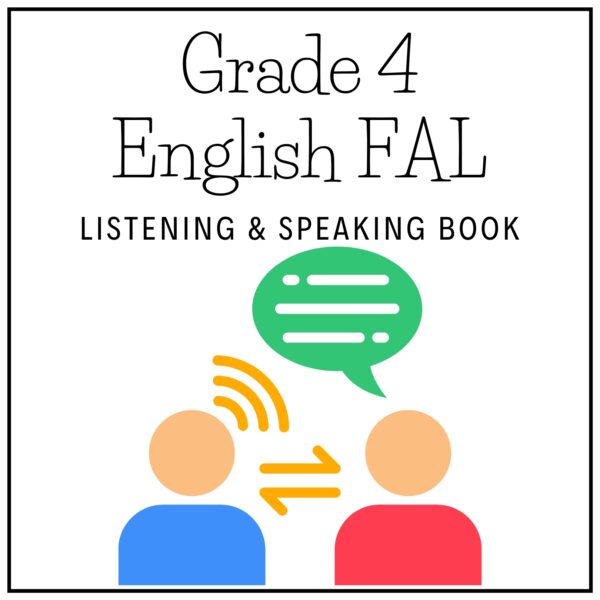 Grade 4 English FAL Term 2 2026 Listening & Speaking Book