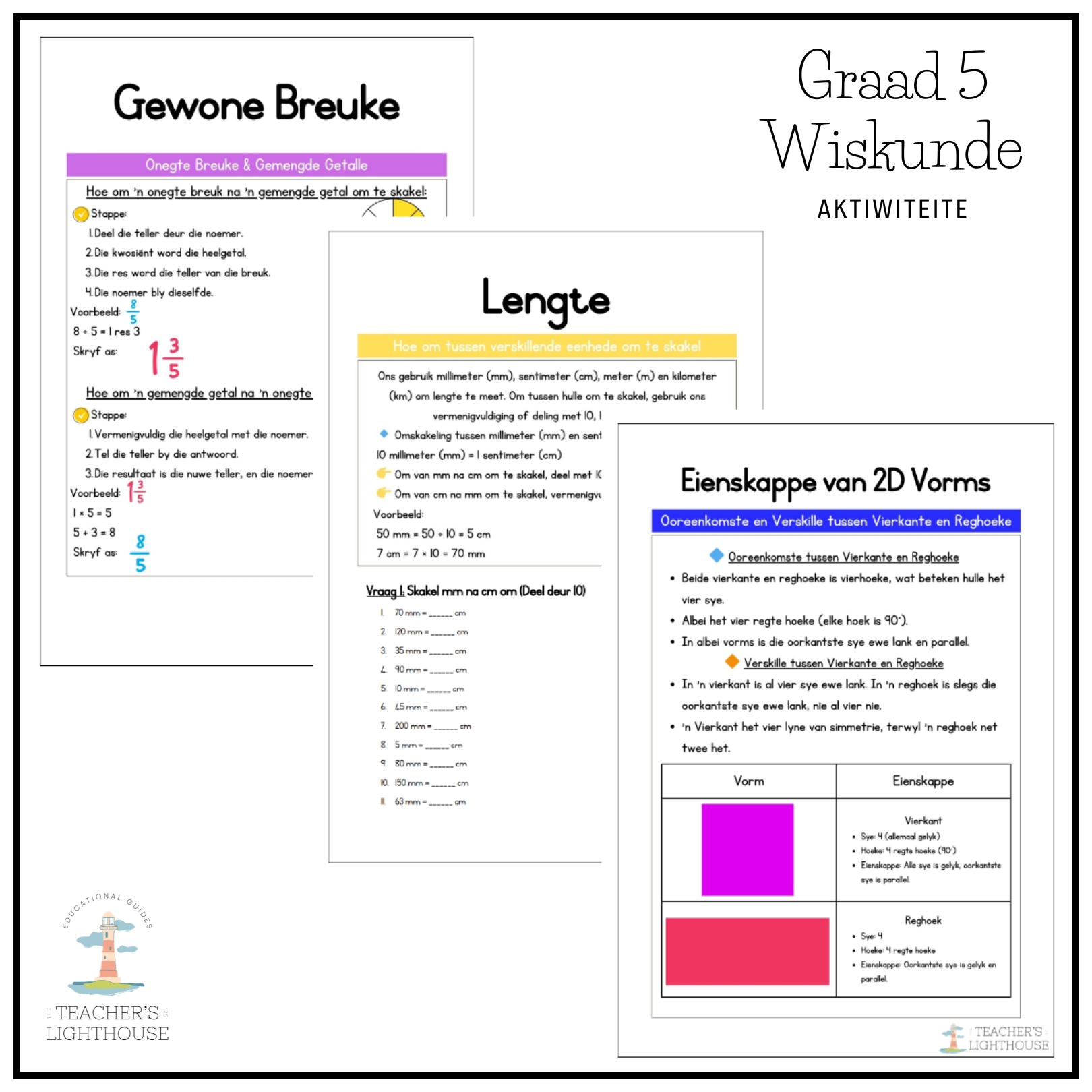 Grade 5 Mathematics Term 3 2025 Teacher Planning & Activities ...