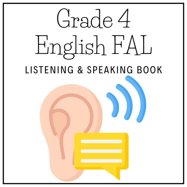 Grade 4 English FAL Term 4 2025 Listening & Speaking Book