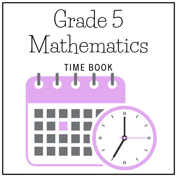 Grade 5 Mathematics Term 4 2025 Time Book