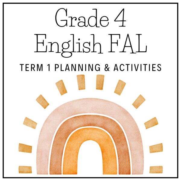 Grade 4 English FAL Term 1 2026 Planning & Activities