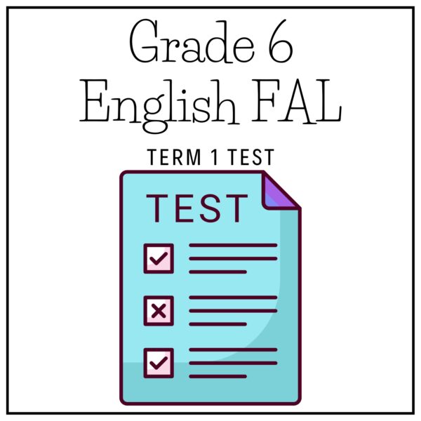 Grade 6 English FAL Term 1 2026 Response to text