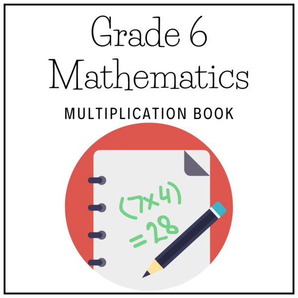 Grade 6 Mathematics Term 1 2026 Multiplication Book