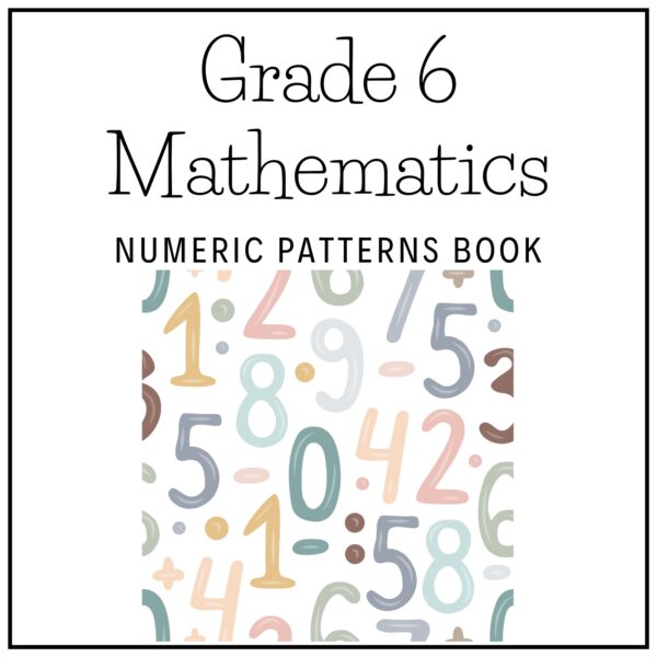 Grade 6 Mathematics Term 2 2026 Numeric Patterns Book