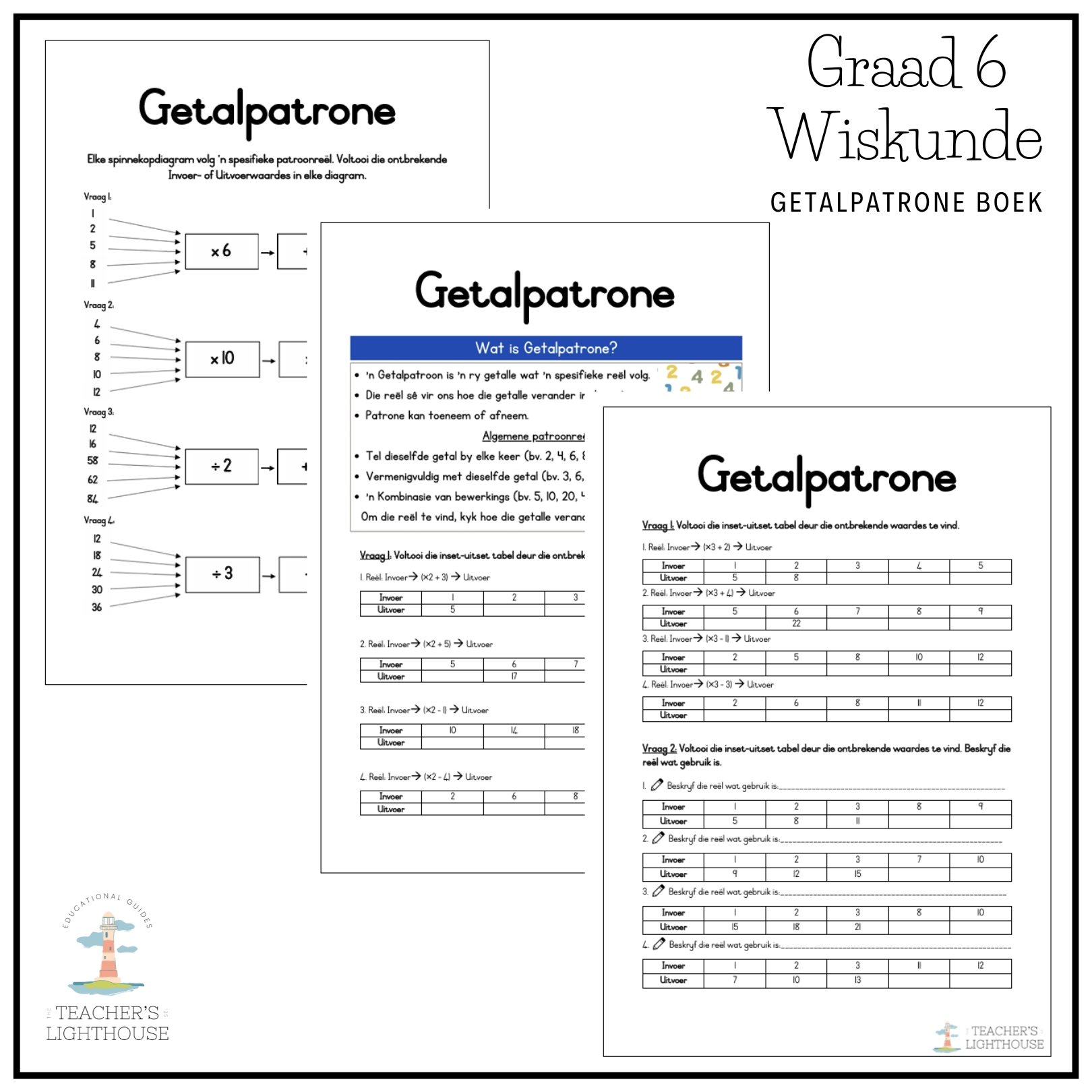 Grade 6 Mathematics Term 2 2026 Numeric Patterns Book – teacherslighthouse
