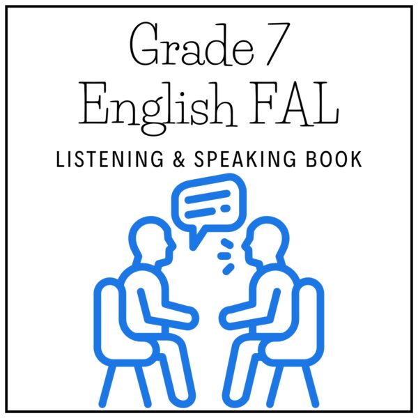 Grade 7 English FAL Term 2 2026 Listening & Speaking Book