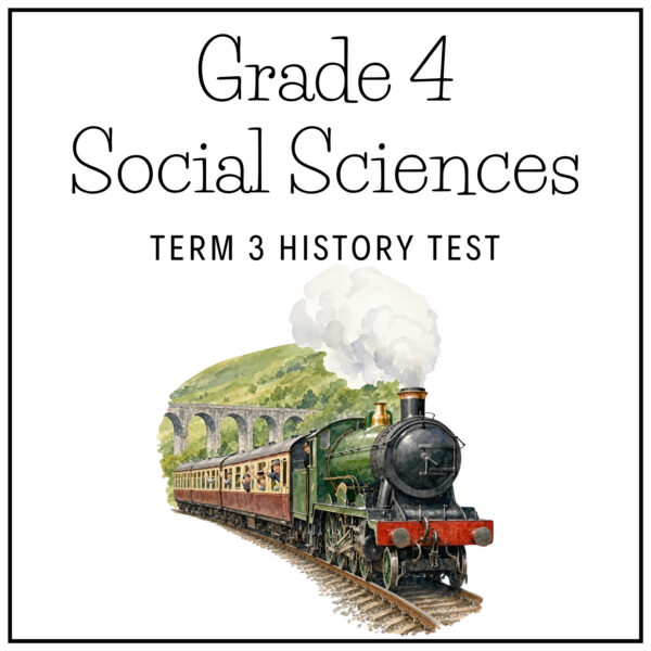 Grade 4 History Term 3 2026 Test