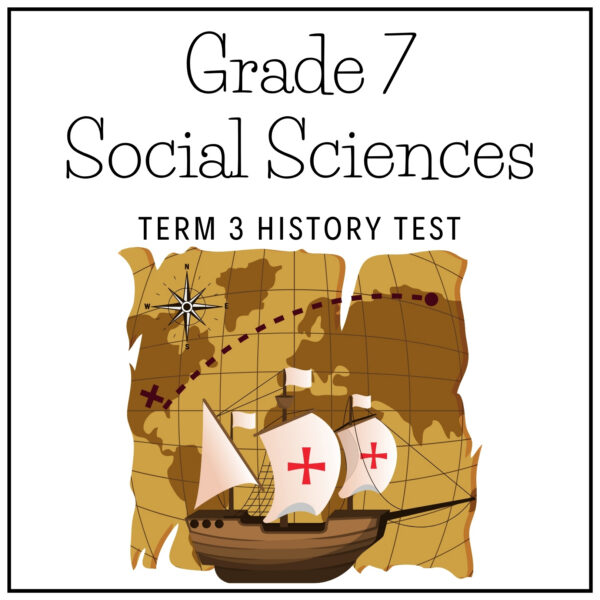 Grade 7 History Term 3 2026 Test
